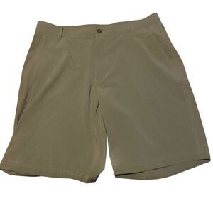 Columbia Men’s Regular Fit Hiking Shorts Sz 34 Olive Green Quick Dry Outdoor Tra
